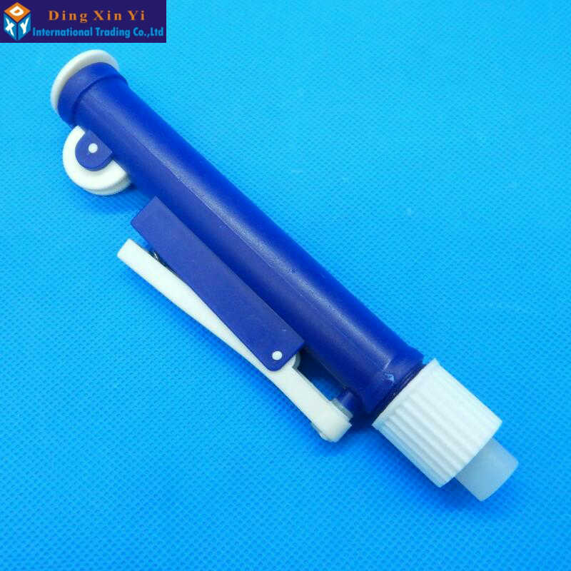 ! 1pcs manual pipette pipettor controller 2ml +5pcs 2ml glass graduated pipette