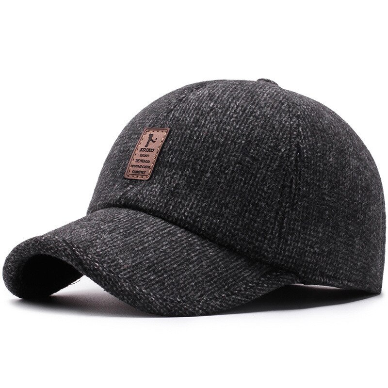 Winter Baseball Cap Voor Mannen Vrouwen Met Oorkleppen Warme Muts Dikker Snapback Cap Mannen Vader Hoeden Gehoorbescherming Pet