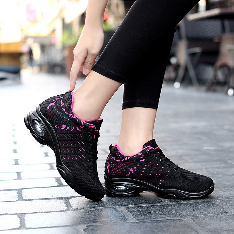 Femmes dames respirant Fitness danse chaussures hommes danse baskets Jazz danse pratique chaussures filles moderne danse Sneaker zapatos