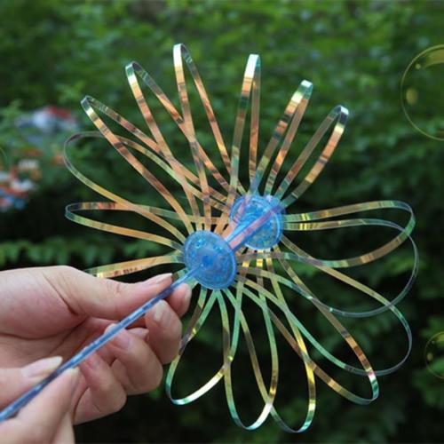 1Pc Lustige Beliebte Seife Blase Bunten Schüttelte Stick Blasen Blase Spielen Fantasie Bunte Blase Shaker Kinder Spielzeug