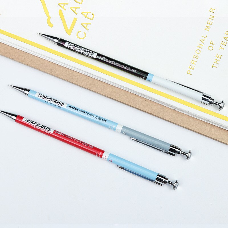 1 piece Metal case mechanical pencil 0.5mm/0.7mm mechanical pencil thin rod automatic pencil kawaii activity pencil