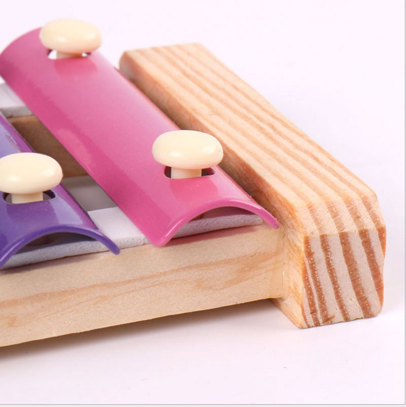 Houten Octaaf Kleine Klop Piano Kinderen Eenvoud Instrument Vroege Jeugd Educatief Speelgoed Piano Houten Speelgoed Met Tablatuur