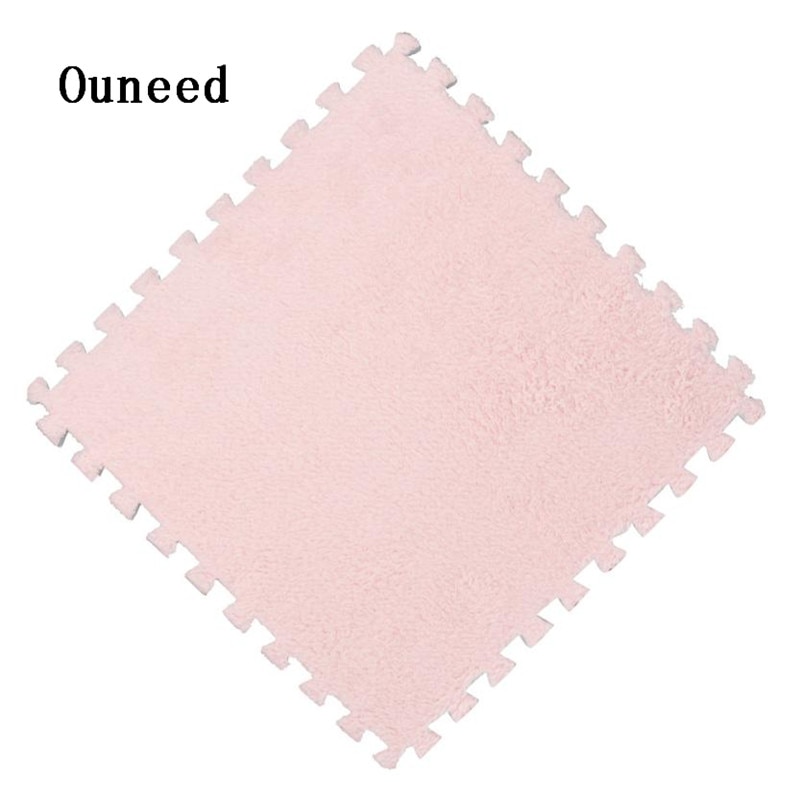 ! Alfombra de goma EVA para bebé de 25x25CM de , Alfombra de espuma para niños, Alfombra de puzle, suelo ecológico de terciopelo peludo para bebé en 7 colores # JYFW0
