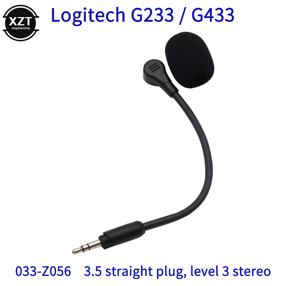 Ersatz spiel Mikrofon Mikrofon Boom Schaum für Logitech Kopfhörer g433 g233 gpro gprox 433 233 Gaming Headsets