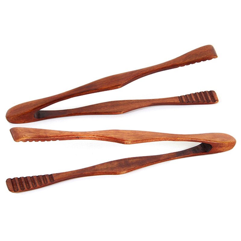 Pinzas de madera para cocina, pinzas para ensaladas, pinzas para barbacoa, pinzas para carne, pan, pinzas para tostadas, utensilios de madera, herramientas de cocina.