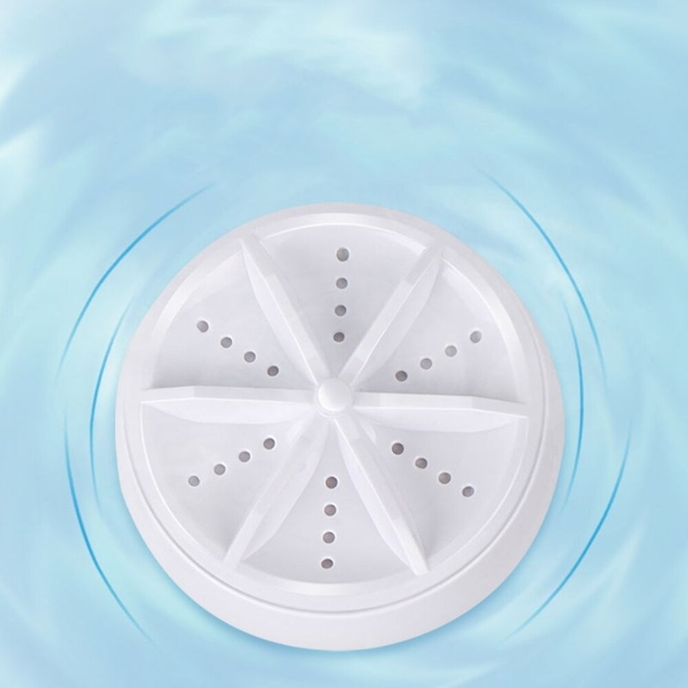 Mini washing machine portable ultrasonic turbine