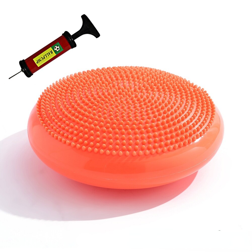 Bolas de Yoga inflables duraderas, almohadilla de masaje para deportes, gimnasio, Fitness, disco de equilibrio, esterilla de cojín de equilibrio de estabilidad