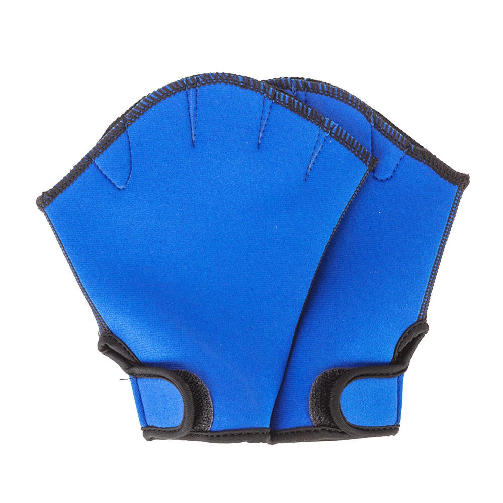 1 paar Schwimmen Handschuhe Aquatische Fitness Wasser Widerstand Aqua passen Paddel Ausbildung Finger Handschuhe Sport Paddel Trainer