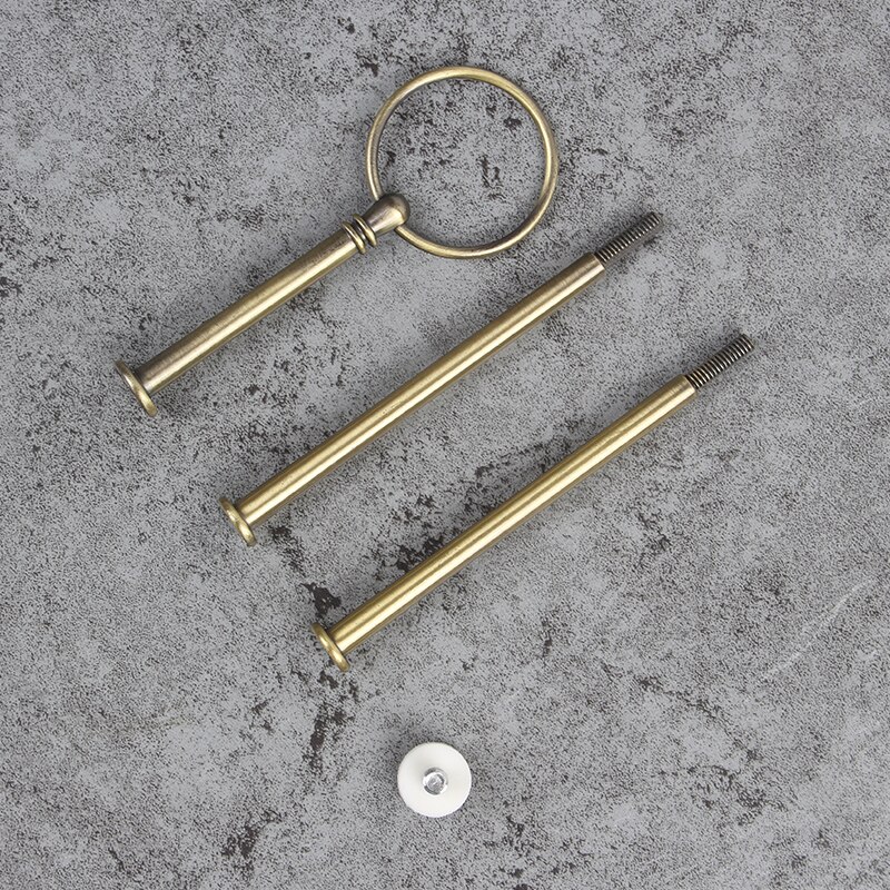 10 stuks mix kleuren rond speciale aanbieding 3- lagen gouden taartbord passend bij taartstandaard stijl