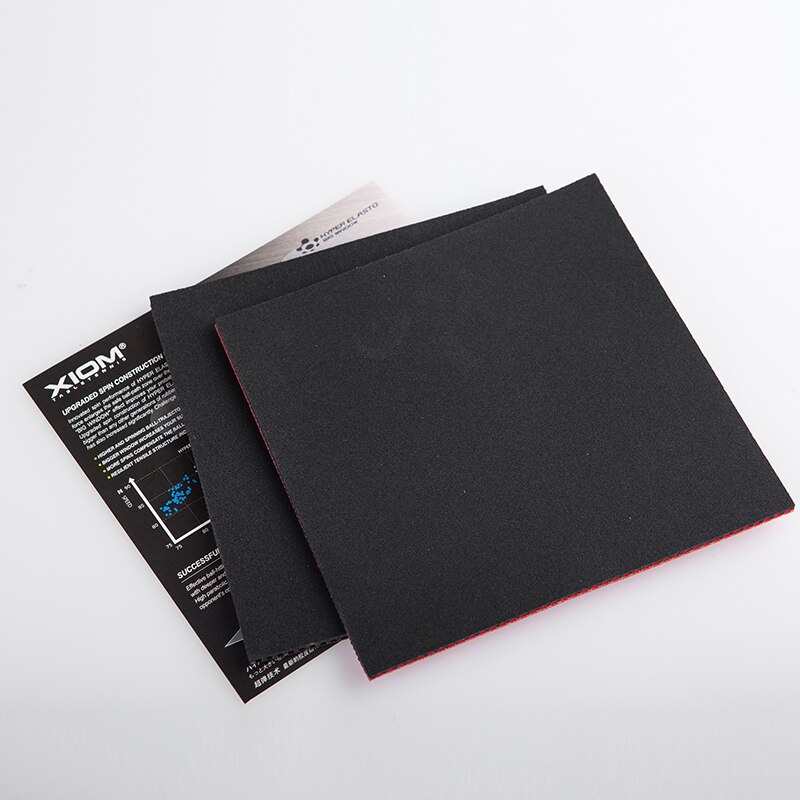 Xiom Vega PRO – caoutchouc de Tennis de Table, à boucle antiadhésive, dureté moyenne, épaisseur maximale, Ping Pong