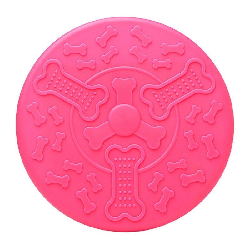 18 Cm Fun Toy Flying Disc Perfect Disc Toy Dog Training Throwing Catch Playing 23GA: Pink