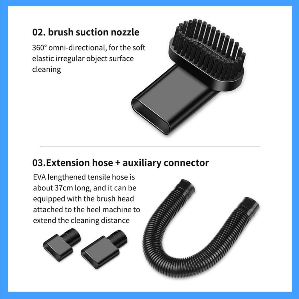 Car Vacuum Cleaner Portable Vacuum Cleaner Handheld 12V 120W Mini Car Vacuum Cleaner Strong Suction For Car Home Use