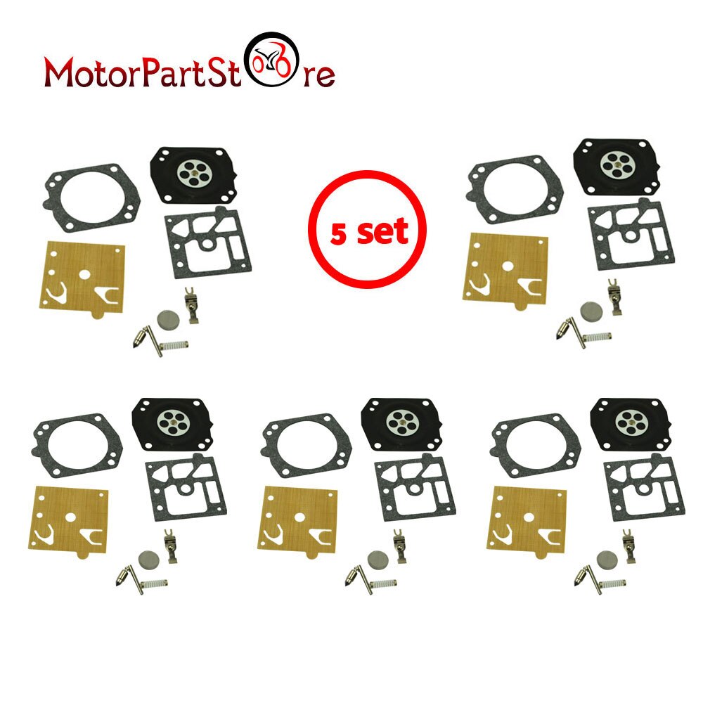 Carburetor Carb Rebuild Kit Repair Set For Stihl 027 029 039 MS270 MS280 MS290 MS341 MS361 MS390 Chainsaw Walbro K10-HD: 5PCS