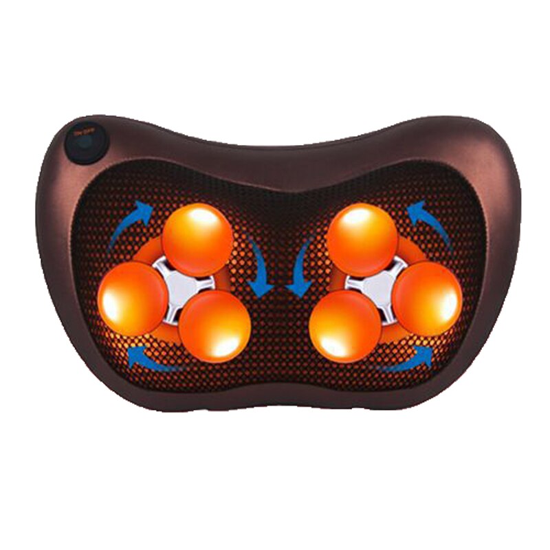 Roller Massage Kussen Voor Nek Stoel Infrarood Verwarming Kneden Nek Schouder Auto Shiatsu Massage En Ontspanning 2 Eu Plug