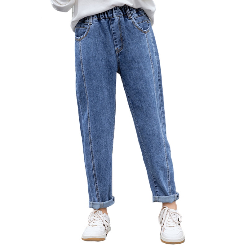 Tienermeisjesbroek 8 10 12 14 16 jaar meisjes denim broek lente en herfst meisjes jeans broek kinderkleding kinderbroeken