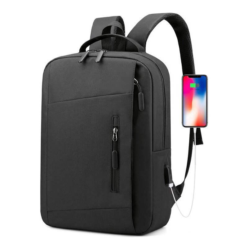 Ryggsekk for menn populær casual business gutter balle enkel bærbar pakke usb #39 tilkobling lade klassisk bag