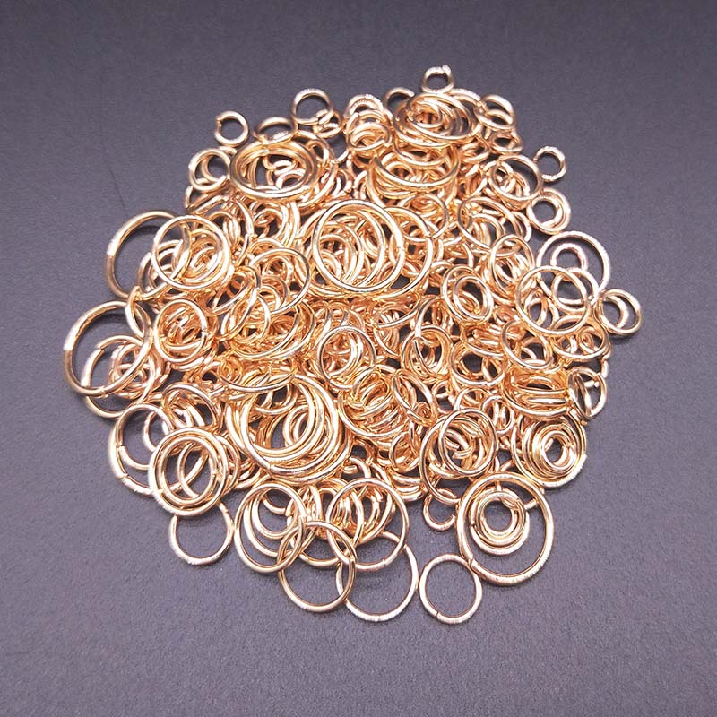 100 Stuks 4/5/6/8/10Mm Open Jump Rings Split Ringen Connectors Voor Diy vinden Maken Sieraden Ambachten Accessoires Fabriek: 10mm / Zilver