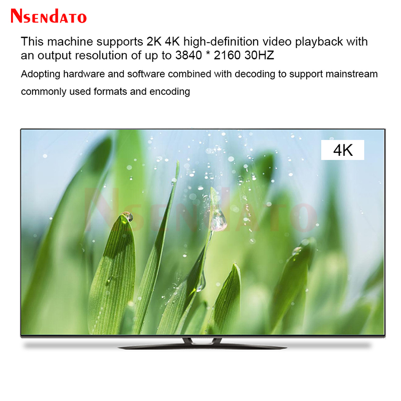 USB3.0 USB 2.5" SATA 4K Odtwarzacz multimedialny z dyskiem twardym USB HDD SD MKV H.265 AV TV AVI RMVB WMV pełny HD multimedia Odtwarzacz multimedialny 4k