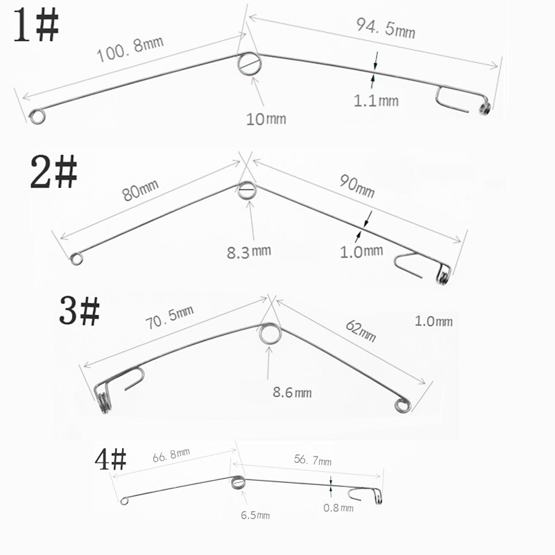 5pcs Stainless Steel Camping Automatic Fishing Device Universal Fishing Tackle Artifact Spring Ejection Hook Fishing Hook