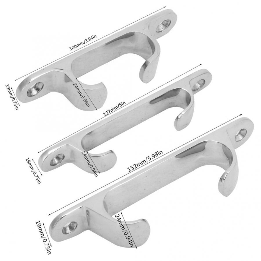 Bow Chock 316 Stainless Steel Bow Chock Straight Cleat Line Marine Boat Yacht Hardware