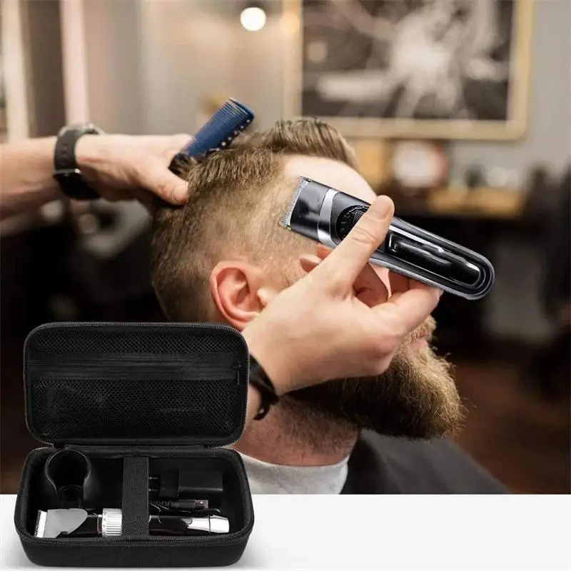 Storage Bags For Hair Clipper, Beard Trimmer Organizer Storage With Inner Net Bag For Grooming Kit (Bags Only)