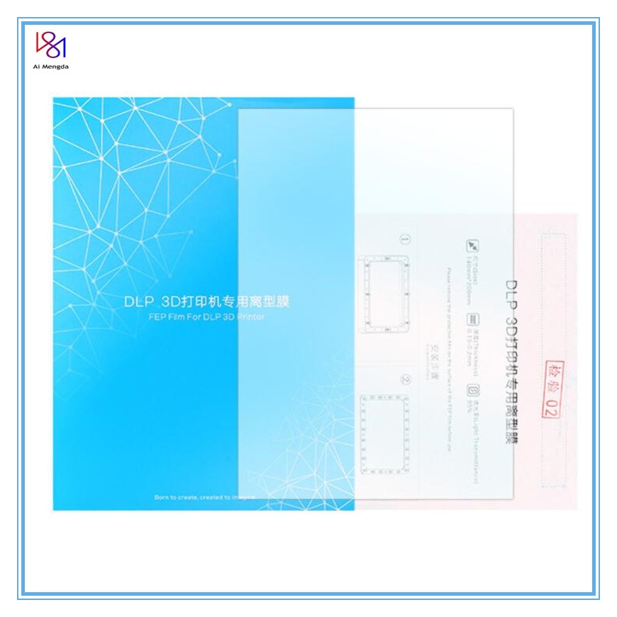Anycubic Photon Fep Film Sheet 140x200mm FEP Sheets 0.15-0.2mm for WanHao D7 Nova3d Resin UV Light 3D Printer part