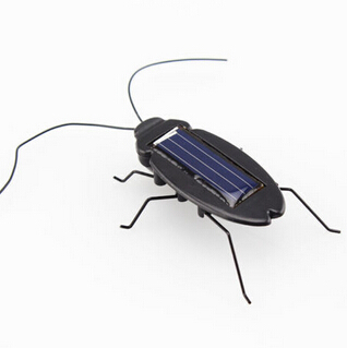 Baby Kinderen Novelty Solar Speelgoed Zwarte Kinderen Insect Bug Onderwijs Fun Gadget Speelgoed Power Energy Solar Kakkerlak 6 Benen