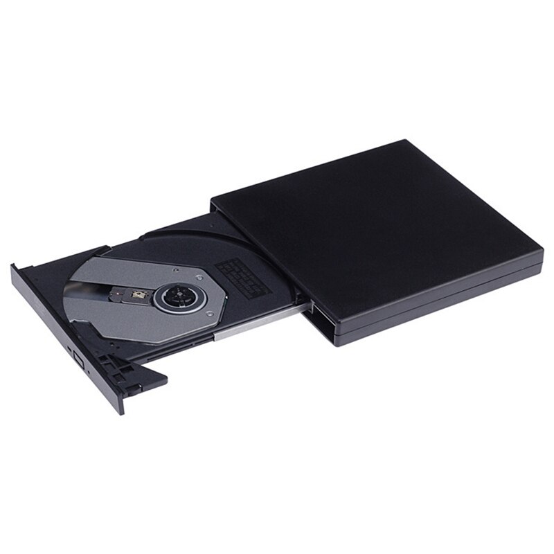 Unidad óptica de DVD externa USB 2,0, reproductor de CD/DVD-ROM, quemador de CD portátil Delgado, lector de grabadora portátil para iMac y portátil