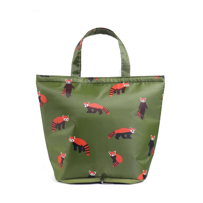 Foldable Portable Lunch Bag Women Office Luncheon Fruit Cooler Pouch Kids Picnic Drinks Snacks Organize Package Accessories Item: G