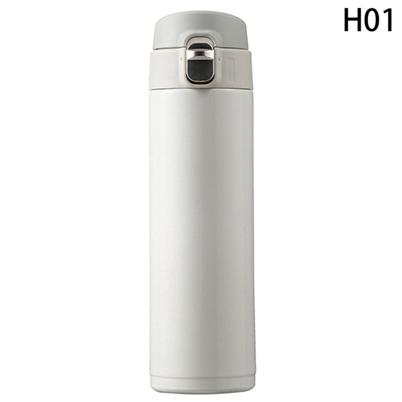 500ML 304 Stainless Steel Thermos Bottle Portable Office Business Vacuum Bottle Travel Drink Flask Water Bottle Home Thermocup: H01
