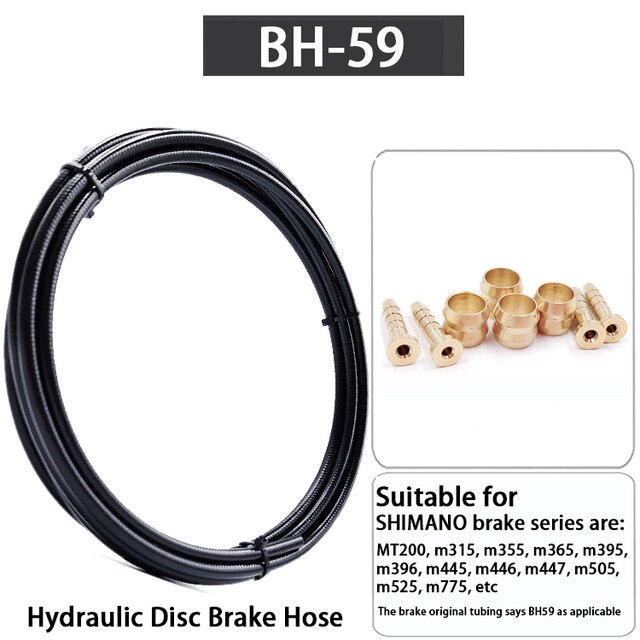 BH59 BH90 Sram Magura – tuyau de frein à disque hydraulique pour vtt, 2.5M, avec connecteur, ensemble Olive, pour mt200, m315, m395, m6000: BH-59