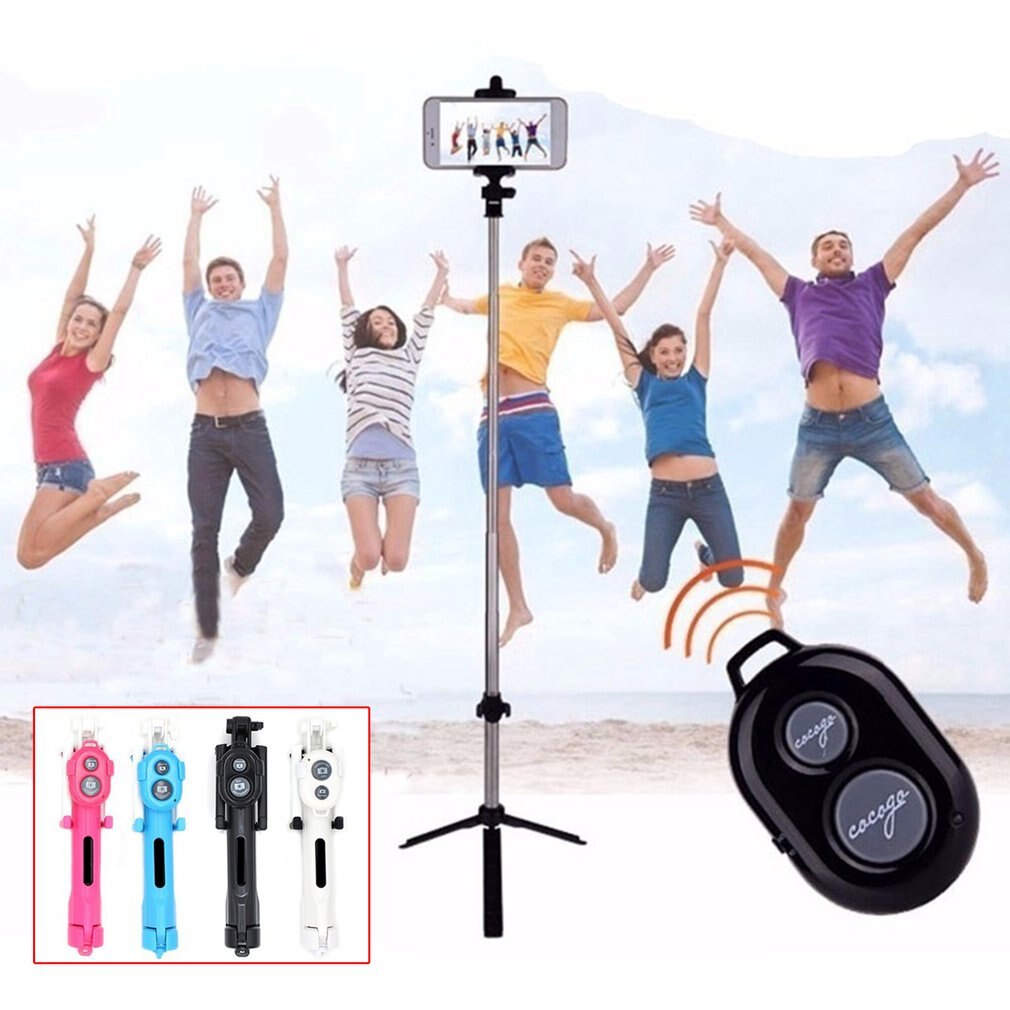 4 in eins Selfie Stock kabellos Selfie Stock praktisch Universal- eins kabellos Selbstauslöser Artefakt Stativ Selfie Stock