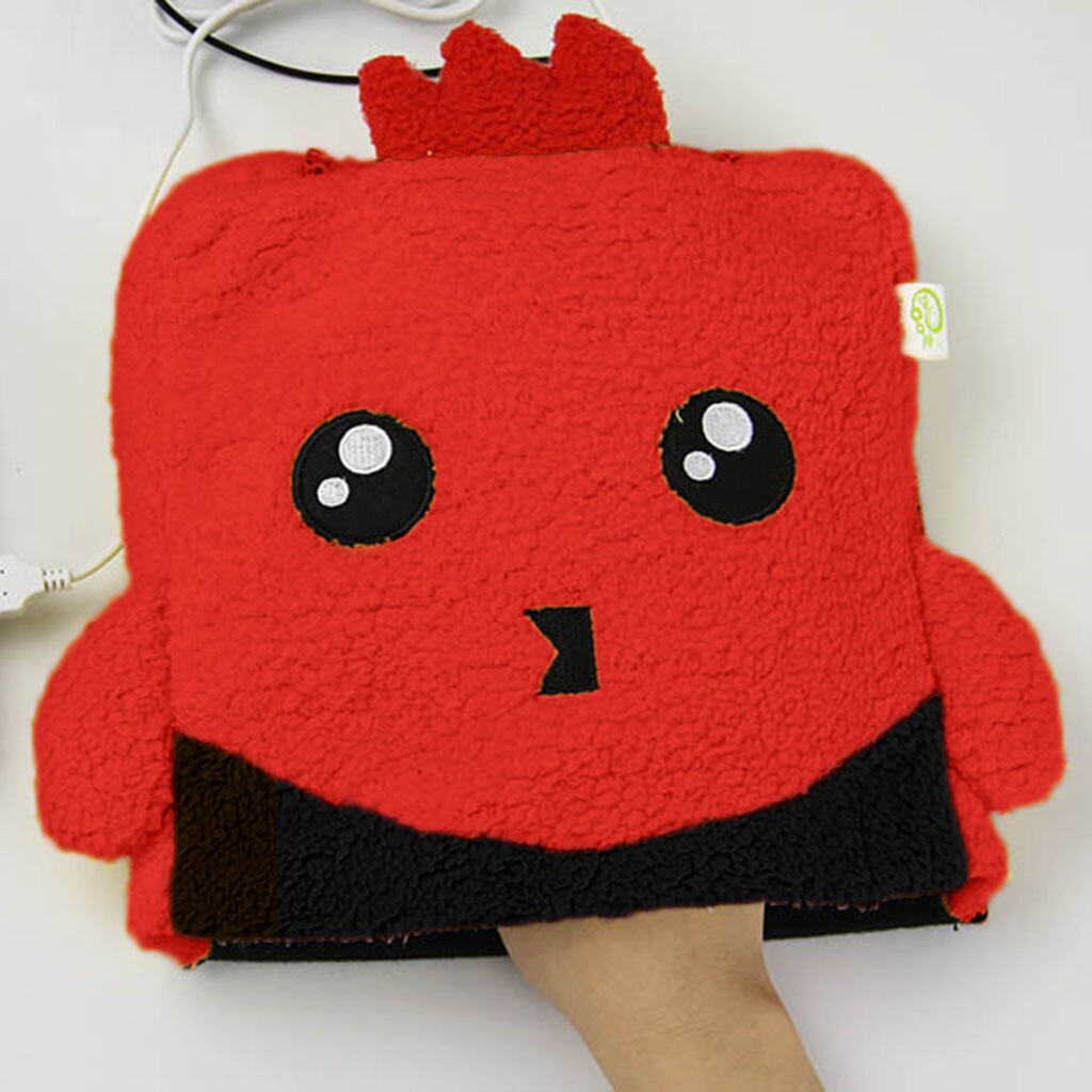 USB Heated Mouse Pad Mouse Hand Warmer with Wrist guard Warm Winter Red Leisure Convenience practical