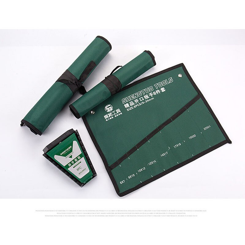 1Pcs Canvas Wrench Storage Bag Roll Up Foldable Spanner Organizer Spanner Combination Hanging Bag for Spanner Tool Organizer