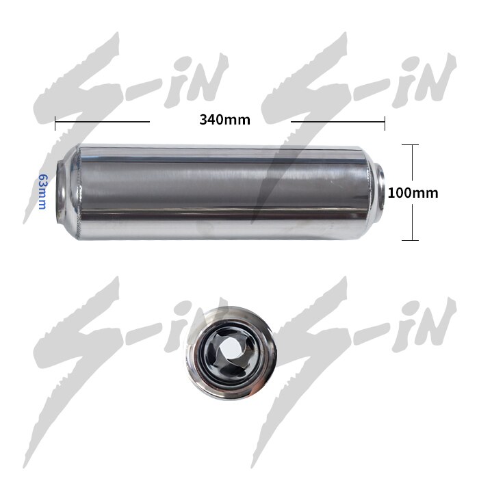 Drone Muffler Central Resonator 63mm Silencer Tornado Resonator Muffler for Enhanced Sound and Power: Default Title