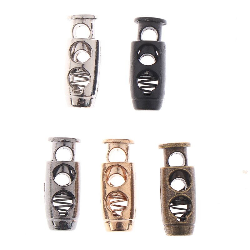 Vintage Metalen Kleur Stopper Diy Kleding Naaien Accessoires Metalen Terminator Cord Lock Toggle
