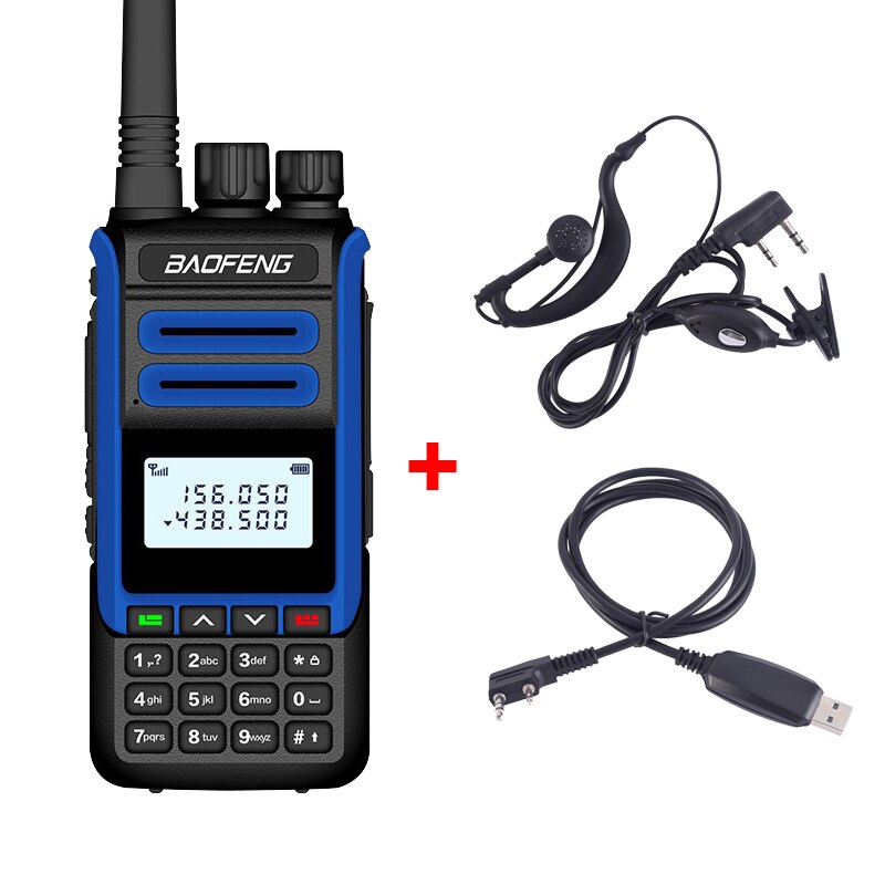 BaoFeng-walkie-talkie BF-H7 de 10W, estación de Radio CB Amateur potente, transceptor de banda Dual BF-H7, intercomunicador de caza, 10KM: BF-H7 Packing 7