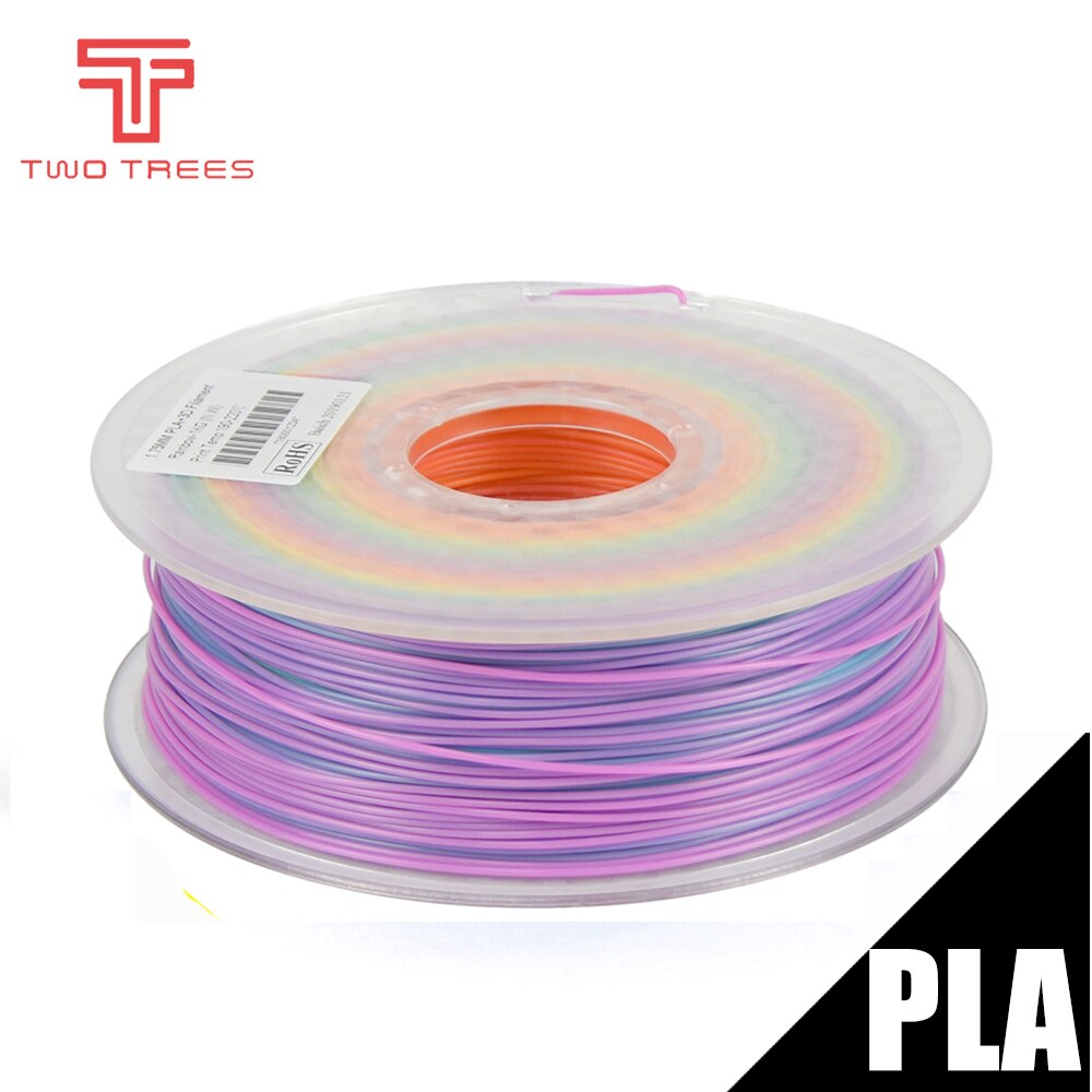 Overseas Warehouse 3D Printer Filament 1.75MM ABS PLA Filament 3D Printer 1KG Roll for Ender 3 CR10 Bluer Plus Extruder: PLA-1KG-Gradient