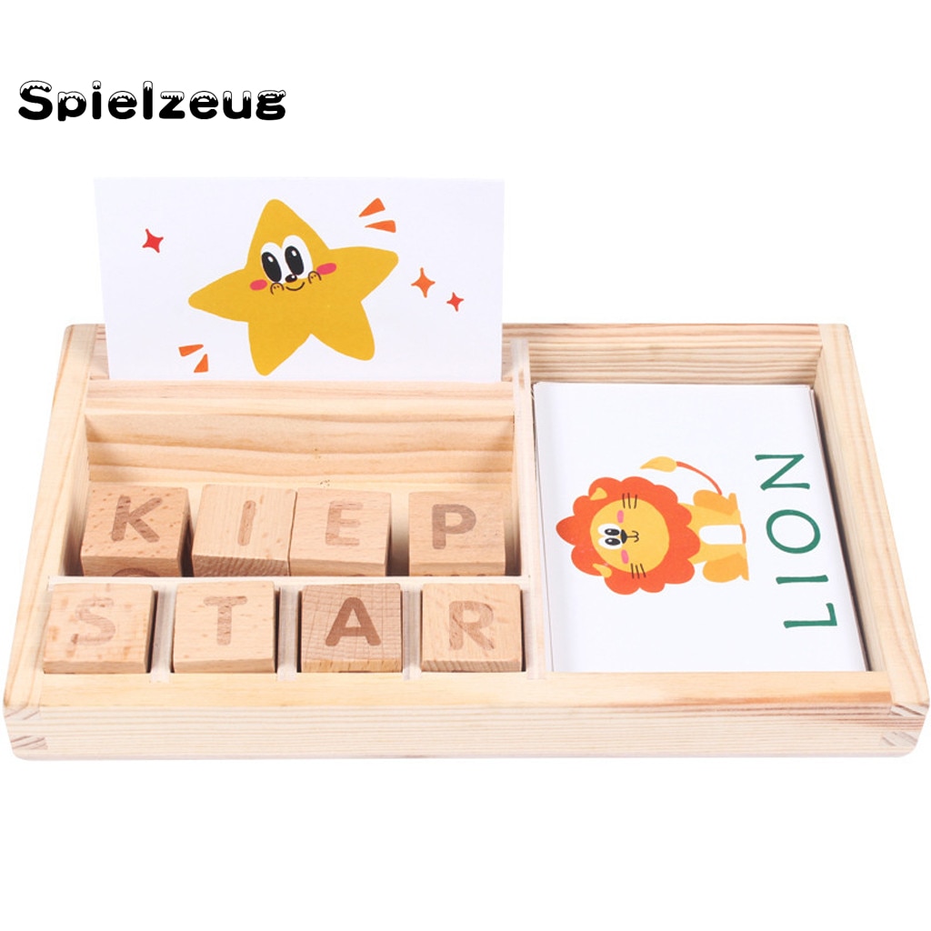 Engels Letters Puzzel Educatief Speelgoed Houten B... Grandado