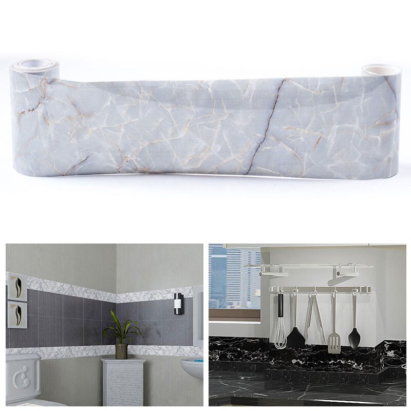 5M Self-Adhesive Baseboard Wall Stickers Transmission Skirting Board Window Sill Floor Ceramic Tile Sticker Corner Waist Line