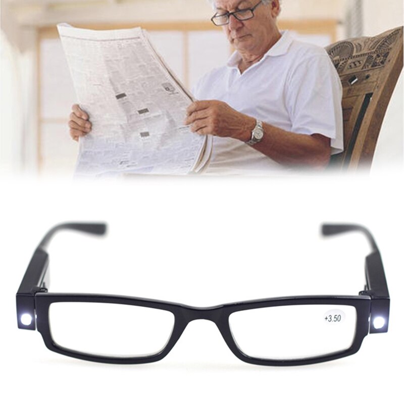 Led forstørrelsesbriller læsebriller belysning forstørrelsesglas briller med lys vdx 99