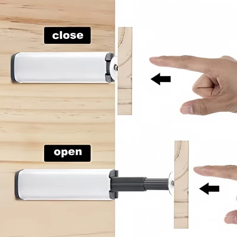 10 stücke Schrank Tür Dämpfer Puffer drücken-zu-offen Magnetische verriegeln System Schränke Küche Tür drücken Magnet Fangen Weiche Ruhig näihr