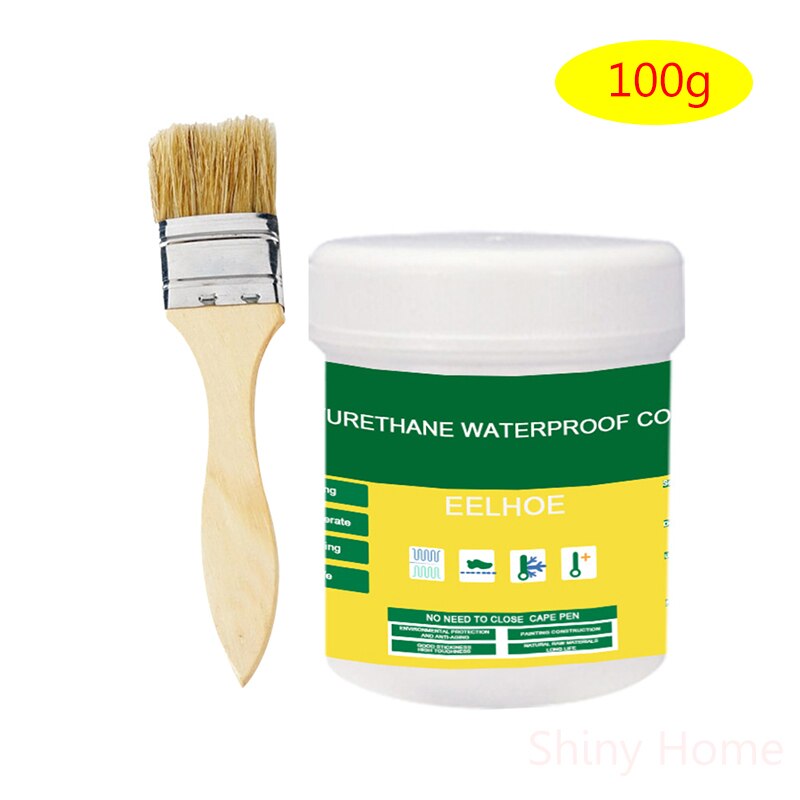 Innovative Sealer Mighty Paste Polyurethane Waterproof Coating for Home House Bathroom Roof Mighty Sealant Transparent Glue: 100g