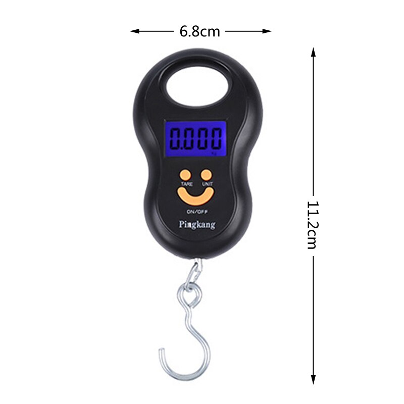 Opknoping Schaal 25/50/75Kg Digitale Weegschaal Vissen Pocket Weegschaal Bagage Weegschaal Kg Lb Reizen Weging steelyard