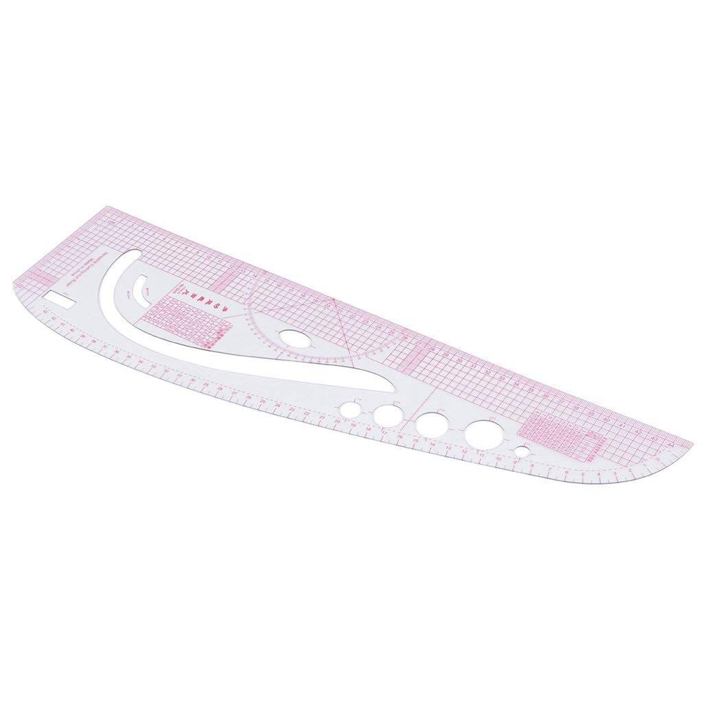 9PCS Set Multi Styling Drawing Comma Line Straight French Curve Ruler