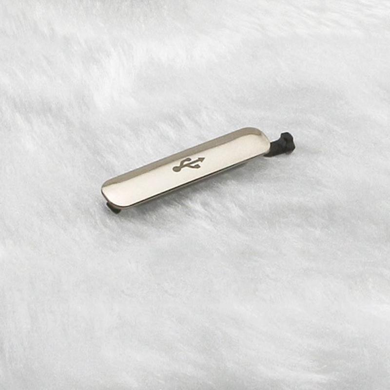 Stofkap voor galaxy  s5 i9600 usb-afdekklep voor  s5 usb-gegevensoplaadpoorten stofkapblok waterdichte afdekkap