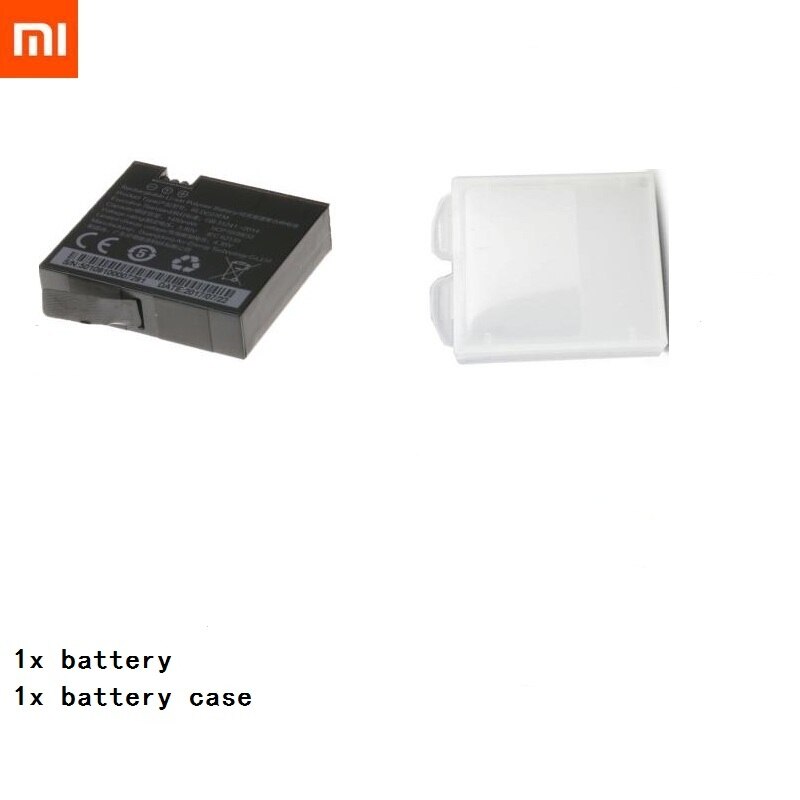 KingMa-batería Original para Xiaomi Mijia 4K, cargador Dual de baterías, estuche de carga, accesorios para Mini cámara de acción: D set