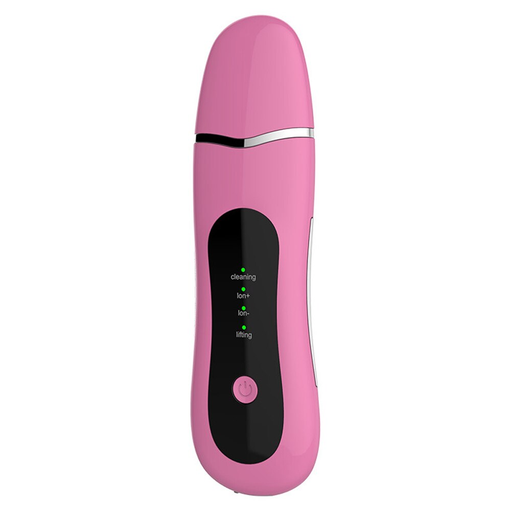 Ultra Schall- Haut Wäscher Mitesser Entferner Poren Reiniger Tiefe Gesicht Massagegerät Pflege Schall- Peeling Gerät 2022 NEUE: Rosa