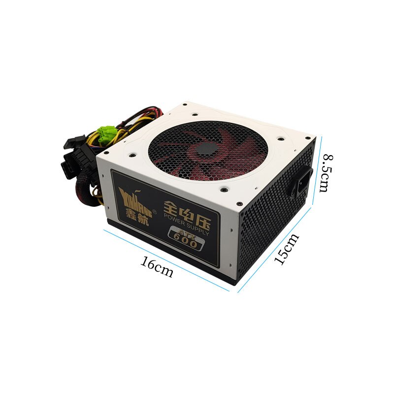 450w PC Power Supply unit Gaming Quiet 24pin 600w ATX BTC PSU Desktop computer Power Supply for pc