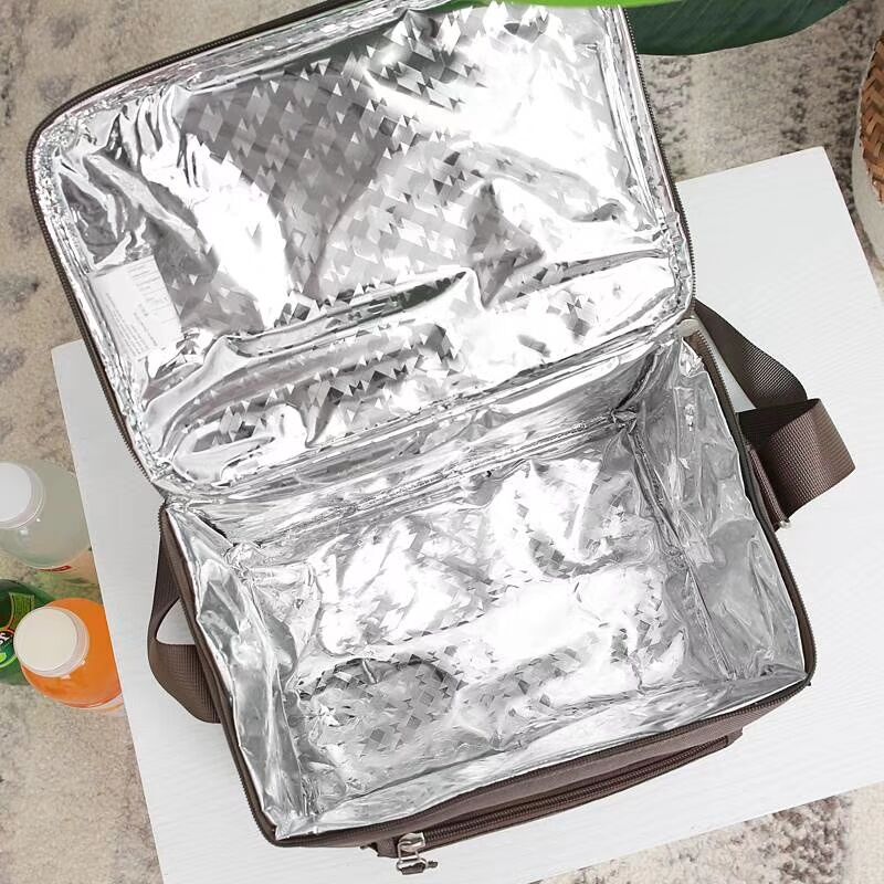 Bolsa enfriadora a prueba de fugas de 7L, caja térmica para almuerzo, picnic, termo para latas, paquete de hielo, bebidas, aislamiento para vehículos, bolso de hombro